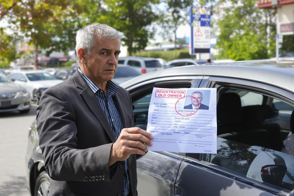 Les risques de vendre une voiture avec carte grise d'un ancien propriétaire