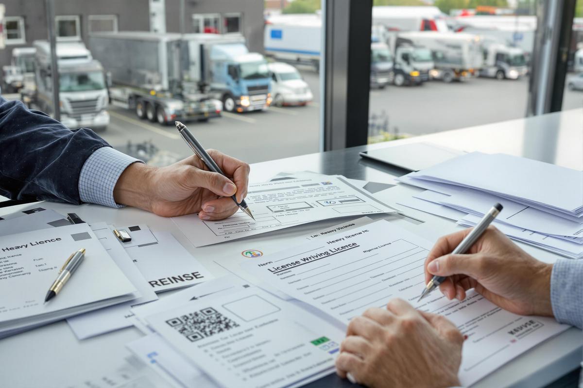 Quel document pour renouvellement permis poids lourd ?